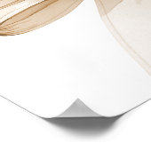 クリームベージュスウィート16へようこそ ポスター (角)