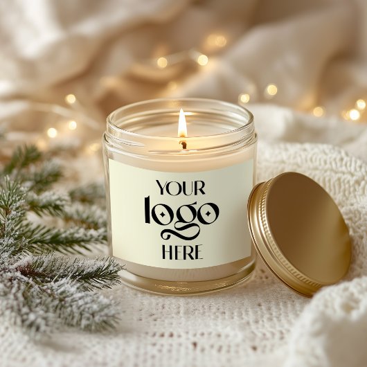 クリームベージュ 長方形シール