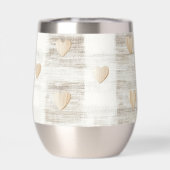 クリームホワイトベージュボホハート (背面)