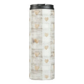 クリームホワイトベージュボホハート タンブラー (裏面)