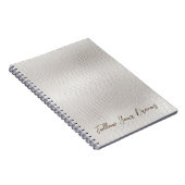 クリームホワイトレフェイクザー ノートブック (右側)