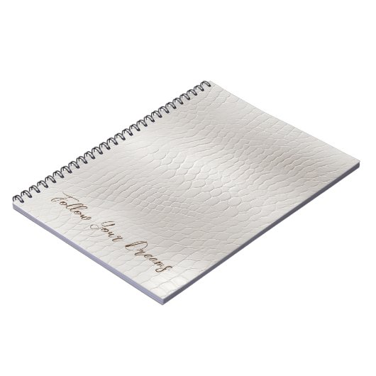 クリームホワイトレフェイクザー ノートブック (左側)