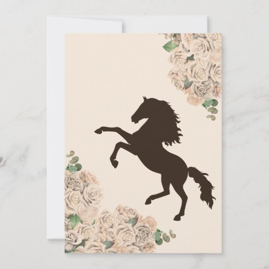 クリームホワイトローズウエスタンシャーロクインズ 招待状 (裏面)