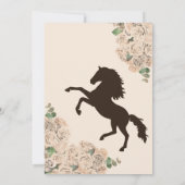 クリームホワイトローズウエスタンチャロキンセアニラ 招待状 (裏面)