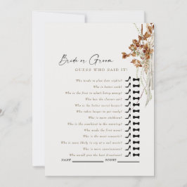 クリームボホ誰がシャワーのゲームを言ったか推測 招待状