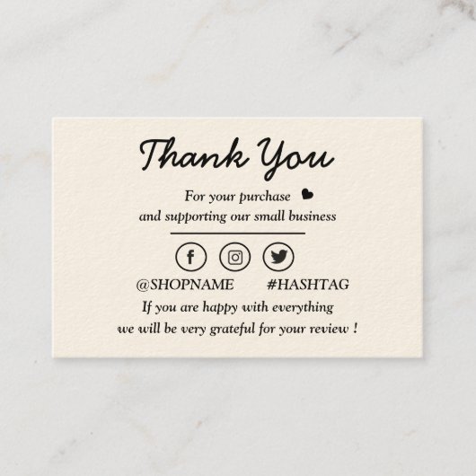 クリームモダンと金ゴールドの名刺 名刺 (正面)