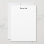 クリームモダン感謝祭パーティー 招待状 (裏面)