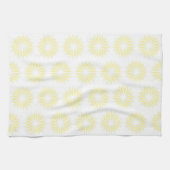 クリームモダン日が差すこと キッチンタオル (横)