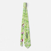 クリームライムウォーター絵を描カラー（ばちゃばちゃ）跳ねるピアノブックス ネクタイ (裏面)