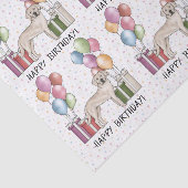 クリームラブラドールレトリエバーラボドッグカラフル誕生日 薄葉紙 (詳細)