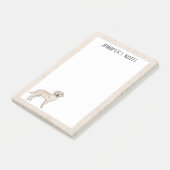 クリームラブラドールレトリエバーラボドッグ名前をカスタムする ポストイット (アングル)