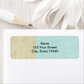 クリームリネンとブルーパーム ラベル (インサイチュ)