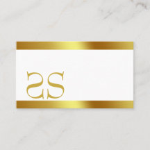 クリームリネン名刺