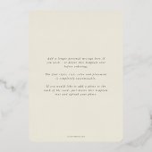 クリームレッドベリー+ユーカリのクリスマスフォト 箔シーズンカード (裏面)