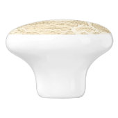 クリームレースレースのようフローラランジェリードロワードレッサー セラミックノブ (側面)