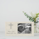 クリームレース宗教的フォトカード 案内状 (スタンド正面)