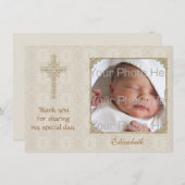 クリームレース2宗教写真カード サンキューカード (正面/裏面)