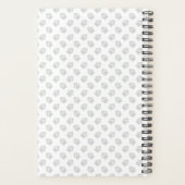 クリームロングヘアダッチシュント漫画の犬と文字 プランナー手帳 (裏面)