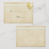 クリームローズブドテーブル座席表 プレイスカード (正面/裏面)