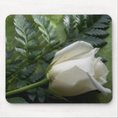 クリームローズブドマウスパッド マウスパッド (正面)