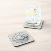 クリームロータリー電話ダイヤル コースター (右側)