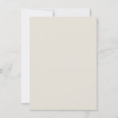 クリームヴィンテージポスターバチェロレッテ招待状 招待状 (裏面)