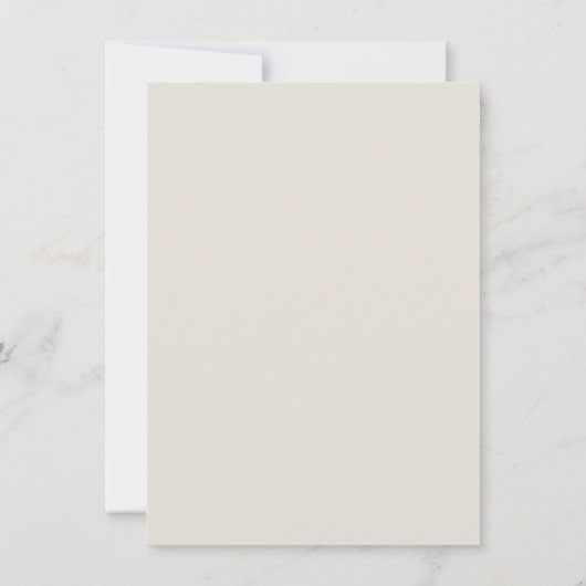 クリームヴィンテージポスターバチェロレッテ招待状 招待状 (裏面)