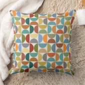 クリーム上のMCM半円パターン色 クッション (ブランケット)