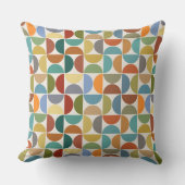 クリーム上のMCM半円パターン色 クッション (正面)