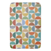 クリーム上のMCM半円パターン色 バスマット (正面縦)