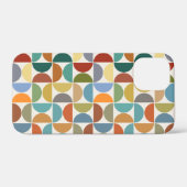 クリーム上のMCM半円パターン色 Case-Mate iPhoneケース (裏面 (横))