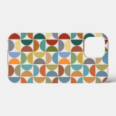 クリーム上のMCM半円パターン色 Case-Mate iPhoneケース (裏面 (横))
