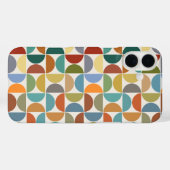 クリーム上のMCM半円パターン色 Case-Mate iPhoneケース (裏面 (横))