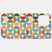 クリーム上のMCM半円パターン色 Case-Mate iPhoneケース (裏面 (横))