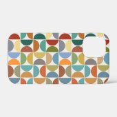 クリーム上のMCM半円パターン色 Case-Mate iPhoneケース (裏面 (横))