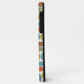 クリーム上のMCM半円パターン色 Case-Mate iPhoneケース (裏面/左)