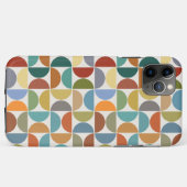 クリーム上のMCM半円パターン色 Case-Mate iPhoneケース (裏面(横))