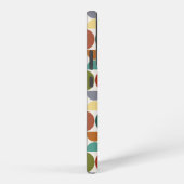 クリーム上のMCM半円パターン色 SAMSUNG GALAXYケース (右側面)