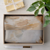 クリーム乳牛のデコパージュ 薄葉紙 (ギフト)