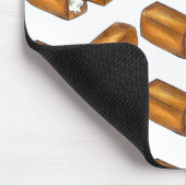 クリーム入りスナックケーキジャンクフードグルメ マウスパッド (コーナー)