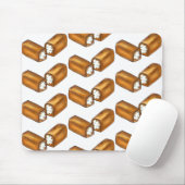 クリーム入りスナックケーキジャンクフードグルメ マウスパッド (マウス)