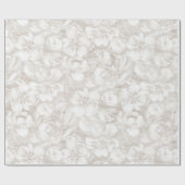 クリーム包み紙 ラッピングペーパー (フラット)