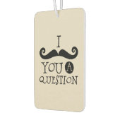 クリーム口ひげ質問ユーモア父の日 カーエアーフレッシュナー (左)