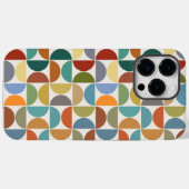 クリーム地にカラフルなMCM半円模様 Case-Mate iPhoneケース (裏面 (横))