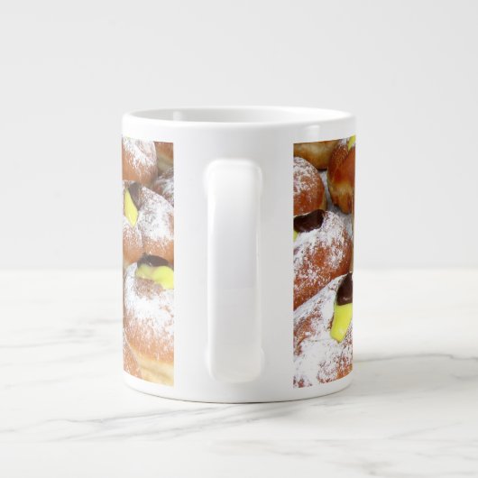 クリーム塗りスーフガニヨット ジャンボコーヒーマグカップ (裏面)