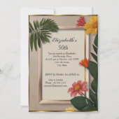 クリーム夏期50thバースデーパーティー 招待状 (正面)