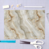 クリーム大理石テクスチャ 薄葉紙 (クラフト)