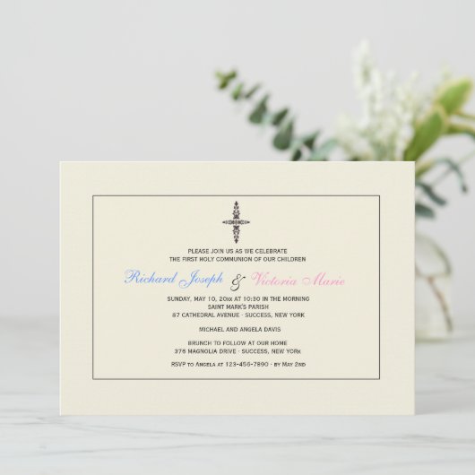 クリーム宗教招待状 招待状 (スタンド正面)