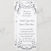 クリーム感じ招待状 招待状 (正面/裏面)