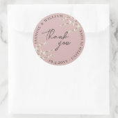 クリーム桜花さくらんぼ咲きアジア結婚の ラウンドシール (バッグ)